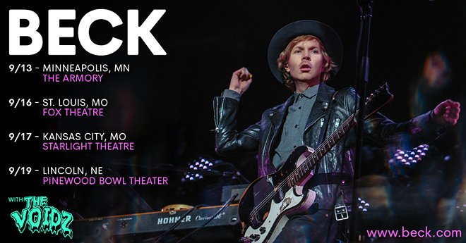 Beck, who plays MidFlorida Credit Union Amphitheatre on August 29, 2019. - Nasty Little Man