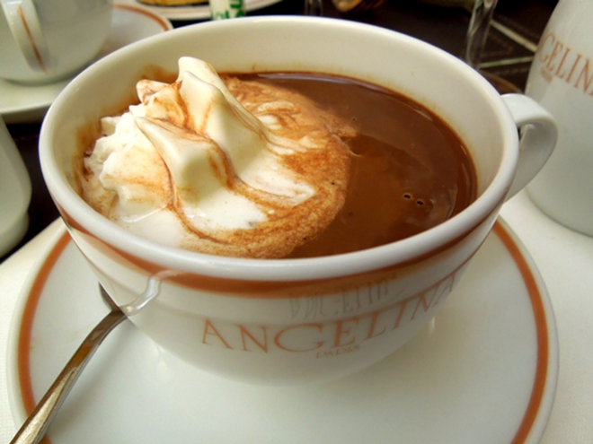 Angelina's decadent, and deservedly famous, hot chocolate. - Jon Palmer Claridge