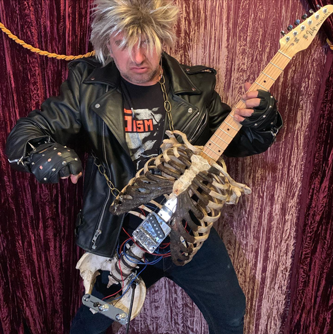 Tampa musician says he made a guitar from his uncle’s skeleton