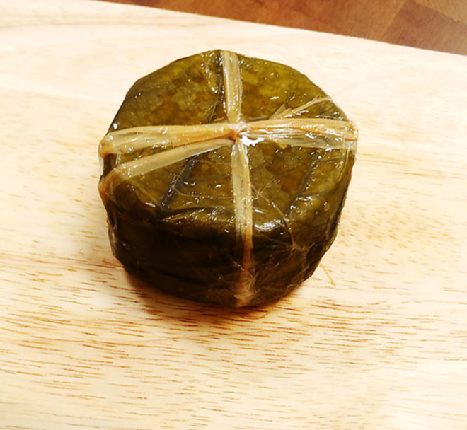 Hoja Santa is a beautiful chèvre wrapped in a velvety Mexican hoja santa leaf. - Kira Jefferson