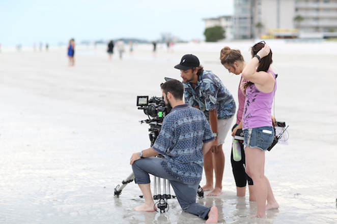 Filming "Sugar," a collaborative project of Dylan McDermott and students from Ringling College of Art & Design. - Rich Schineller