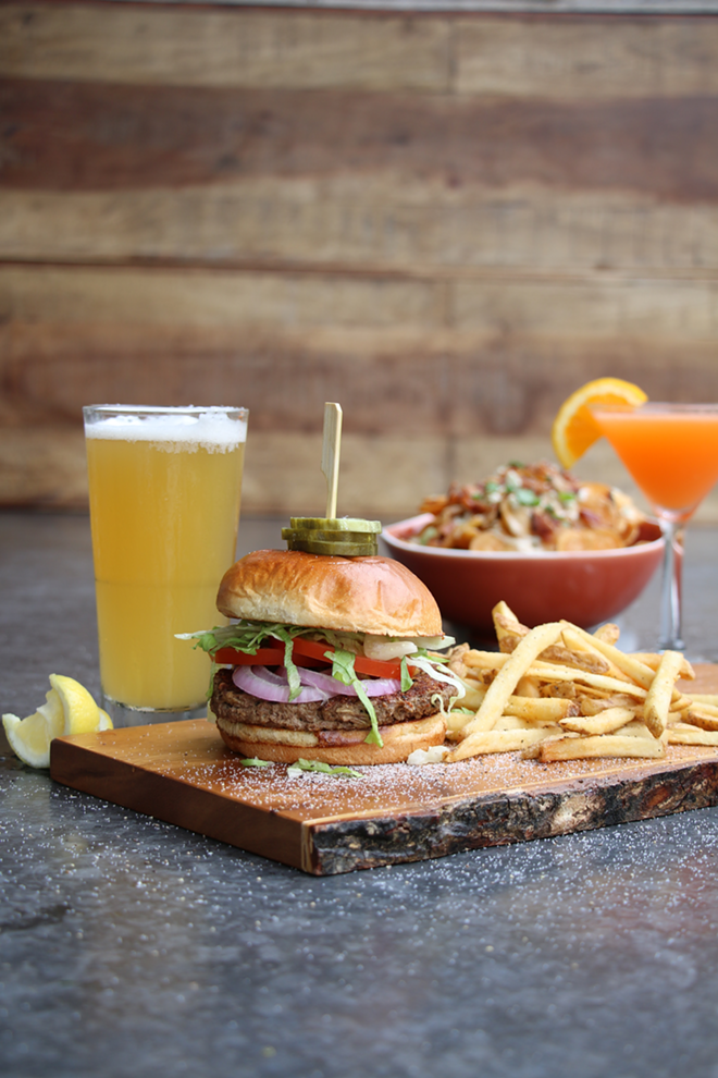 Bar Louie's local outposts in Tampa and Clearwater now serve the plant-based Impossible Burger. - Courtesy of Bar Louie