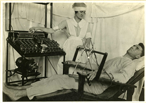 Shock treatment was among the methods "therapists" used to "convert" LGBTQ patients. - Otis Historical Archives National Museum of Health and Medicine/Creative Commons