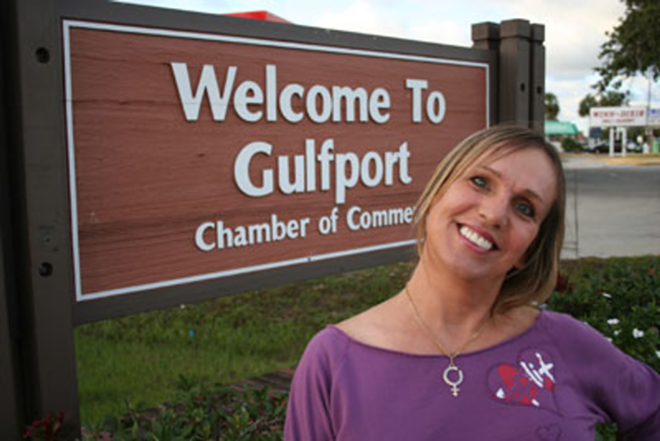 WELCOME IN GULFPORT: Jennifer Edwards helped gather support for the human rights ordinance. - Max Linsky