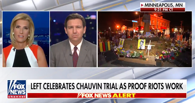 Florida Gov. Ron DeSantis implies Derek Chauvin is only guilty because jury feared 'what a mob may do'