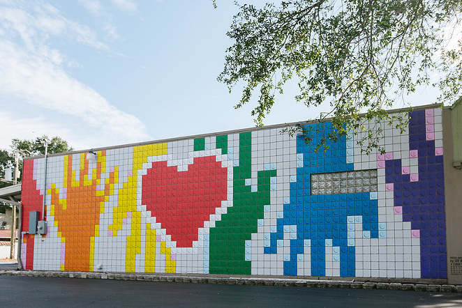 A St. Petersburg, Florida mural by Jay Hoff, Chad Mize + LGBTQ youth volunteers. - cityofstpete/Flickr