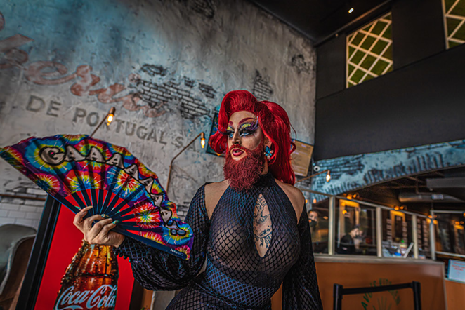 Adriana Sparkle, who'll host the final drag brunch at Iberian Rooster on Feb. 27, 2021. - Dave Decker