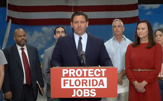 Florida Gov. Ron DeSantis warns business leaders not to be 'woke'