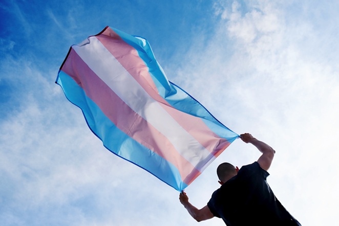 Transgender flag. - Adobe