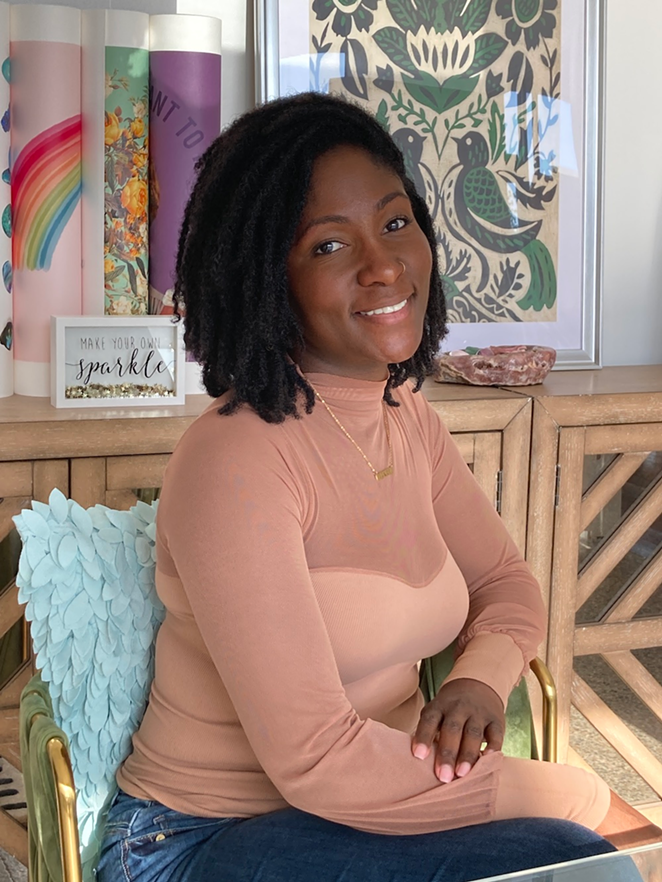 Paula Hopkins, owner of Seminole Heights' Chakra Zulu, in Tampa, Florida, which has a grand opening on May 22, 2021. - COURTESY
