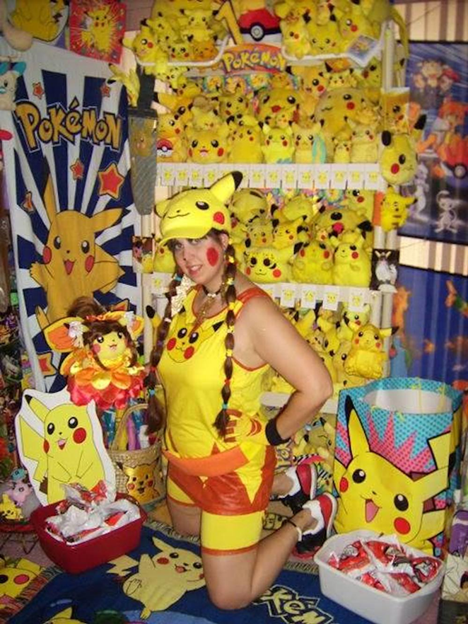 Belle Starenchak poses in her “Chuseum” of more than 22,000 Pikachu collectibles. - c/o Belle Starenchak aka 'Pikabellechu'