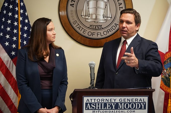 Florida Gov. DeSantis gives unintelligible response to question on 'heartbeat' abortion bill