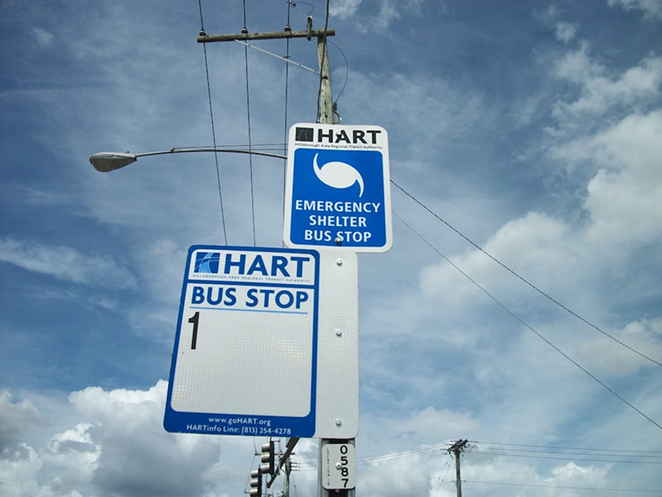 HART will stop bus service in Tampa, Florida starting 5 p.m. on Tuesday, July 6, 2021.