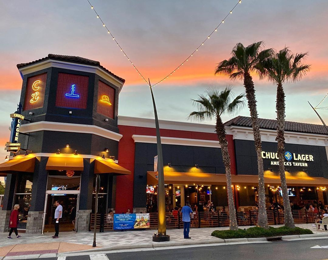 Westshore Marina District's Chuck Lager will have the same menu as the Wesley Chapel location. - Photo via Chuck Lagers/Facebook