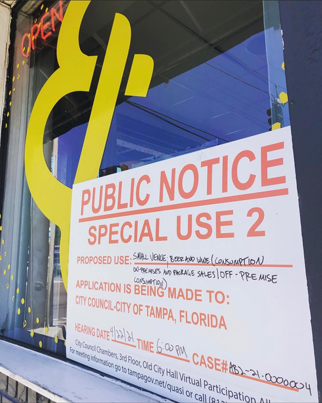 Seminole Heights’ Jug & Bottle is asking Tampa City Council to let its customers drink on site