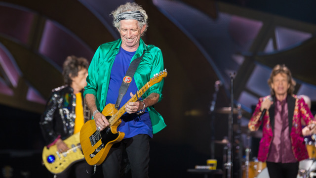 Keith Richards of Rolling Stones, which plays Raymond James Stadium in Tampa, Florida on Oct. 29, 2021. - Tracy May