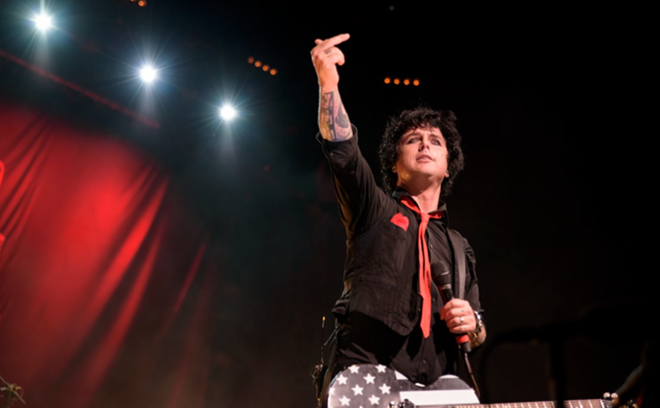 Green Day performing at MidFlorida Credit Union Amphitheatre on Sept. 5, 2017. - Photo by Chris Rodriguez
