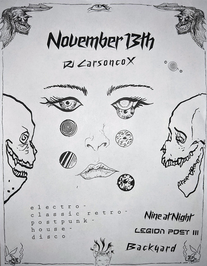Merchandise and Too Free member Carson Cox plays free DJ set in Seminole Heights this Saturday
