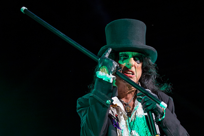 Alice Cooper is playing Clearwater early next year