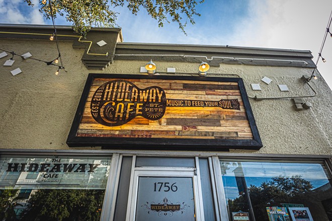 Hideaway Cafe in St. Petersburg, Florida. - DAVE DECKER