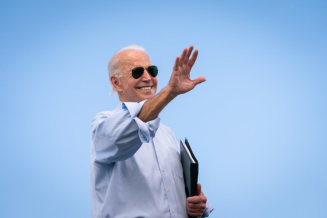 President-elect Joe Biden at a drive-in Rally at Broward College in Coconut Creek, Florida on Oct. 29, 2020. - ADAM SCHULTZ/BIDEN FOR PRESIDENT