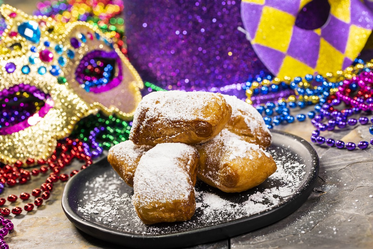 Beignets NOLA Creamery and Sweet Beignets both right next to the Garden Gate Café, is where to get sweet fried doughnuts that are a must at any Mardi Gras festival, and the options at Busch Gardens include traditional with powdered sugar, ones topped with Woodford Reserve bourbon chocolate drizzle and banana’s foster beignets. The Busch Gardens beignets also stand out for their flaky, croissant-like texture. - VIA BGT PUBLIC RELATIONS