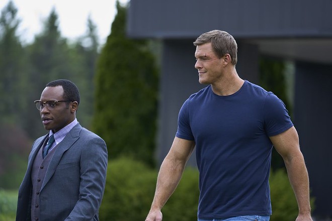 (L-R) Malcom Goodwin and Alan Ritchson, a Florida native and current Panhandle resident in 'Reacher.' - PHOTO VIA SHANE MAHOOD/AMAZON STUDIOS