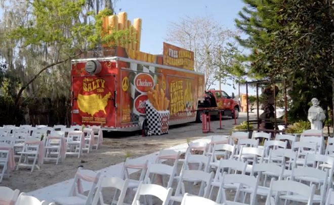 A Plant City couple had a Checkers & Rally's-themed wedding last weekend (4)