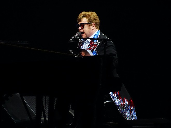 Elton John plays Amalie Arena in Tampa, Florida on April 24, 2022 - PHOTO BY JOSH BRADLEY