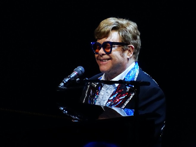 Elton John plays Amalie Arena in Tampa, Florida on April 24, 2022 - PHOTO BY JOSH BRADLEY