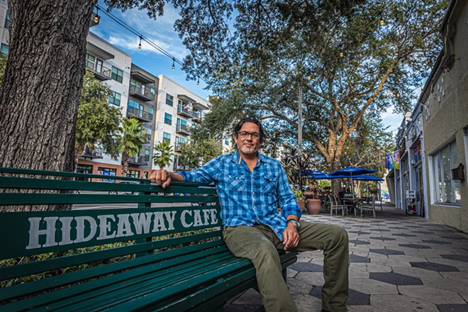 Hideaway Cafe owner John Kelly hopes to spend next month moving into what he hopes is a new location for the beloved St. Petersburg, Florida listening room. - Photo by Dave Decker