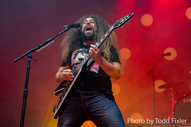 Coheed and Cambria plays MidFlorida Credit Union Amphitheatre in Tampa, Florida on July 7, 2018. - Photo by Todd Fixler