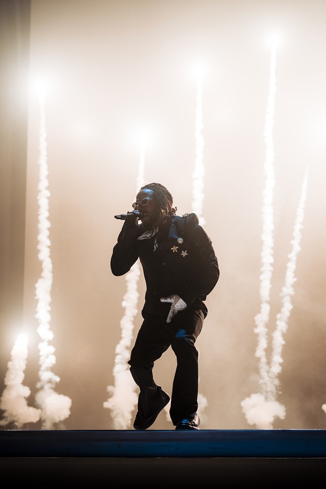 Kendrick Lamar plays Amalie Arena in Tampa, Florida on July 28, 2022. - Photo by Greg Noire