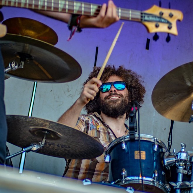 Dopapod drummer Neal 'Fro' Evans - Photo via frodrumsFB/Facebook