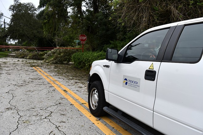Nearly a quarter of Florida customers without power after Hurricane Ian