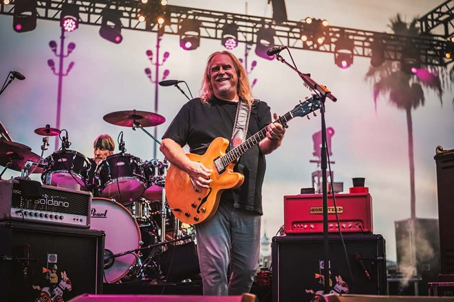 Warren Haynes of Gov't Mule, which plays day three of Clearwater Jazz Holiday at BayCare Ballpark on Oct. 16, 2022. - Photo by Chandler Culotta c/o Gasparilla Music Festival