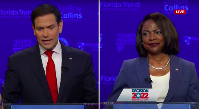 Demings and Rubio spar over abortion, immigration and gun rights in Florida Senate debate