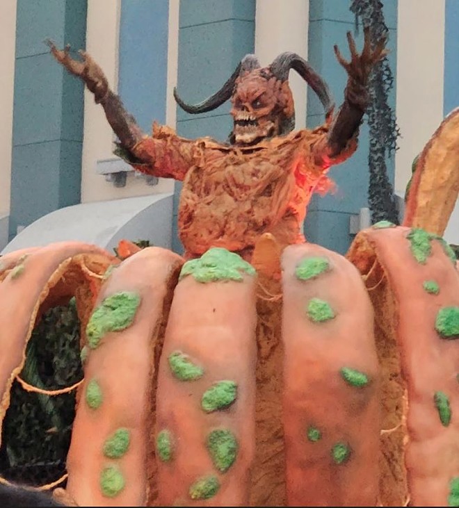 The Pumpkin Lord welcomes visitors to Halloween Horror Nights 31 in Orlando. - Photo via John W. Allman
