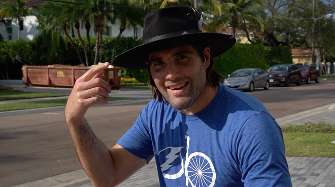Pat Maroon is the Tampa Bay Lightning's resident Florida man. - Photo via onBikes/Vimeo