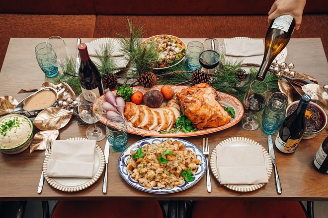 Ybor City’s beautiful Hotel Haya pays homage to the district’s Latin roots (and the Mediterranean) with its thanksgiving dinner. - Photo c/o Lou Hammond Group
