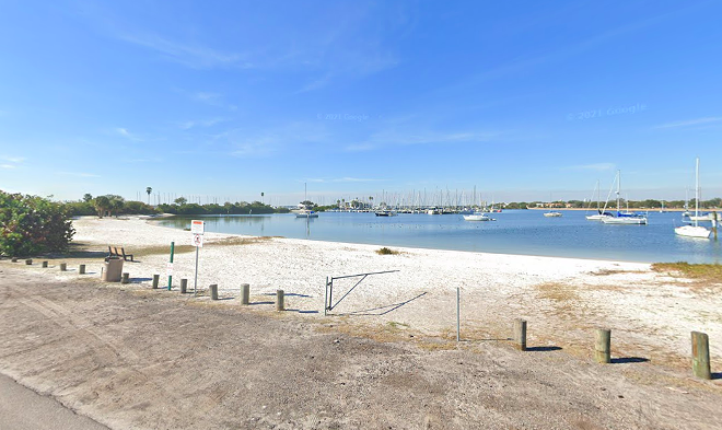 Davis Islands Beach is once again under a swim advisory due to poop water