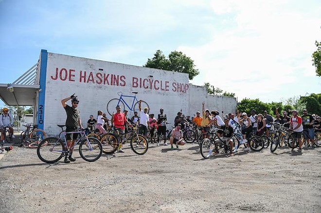 Joe Haskins Bicycle Shop in Tampa, Florida, which will close on Dec. 17, 2022. - James Luedde