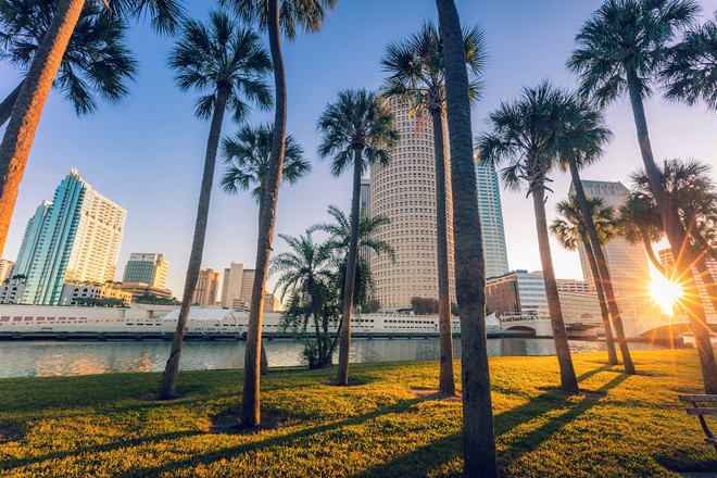 Tampa rents are actually going down