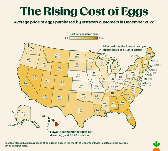 Eggs in Tampa Bay are among the most expensive in the nation, says study (3)