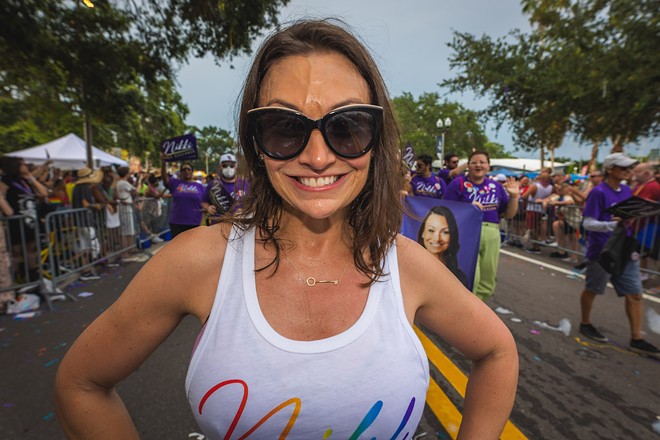 Nikki Fried at St. Pete Pride 2022. - Photo by Dave Decker