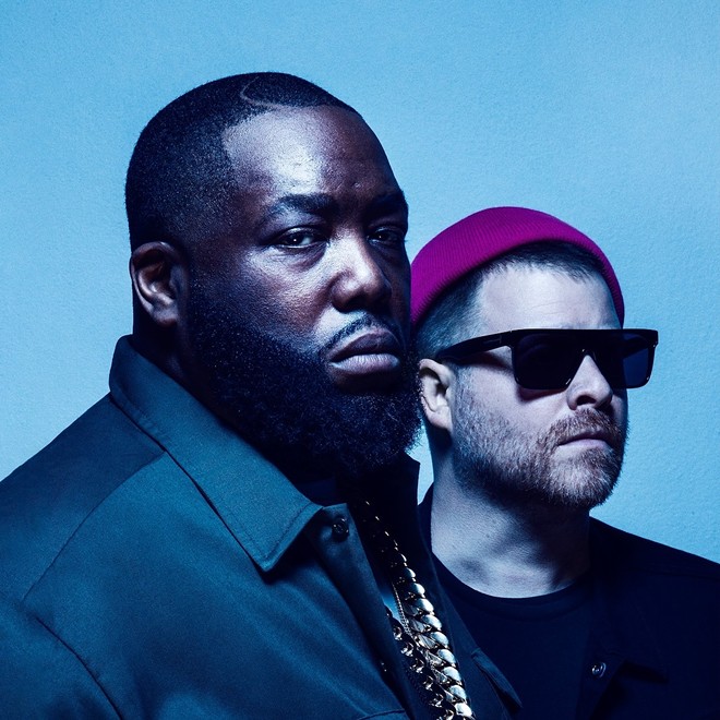 Killer Mike (L) and El-P of Run the Jewels, which plays Gasparilla Music Festival in Tampa, Florida on April 29, 2023. - Photo via therealrunthejewels/Facebook