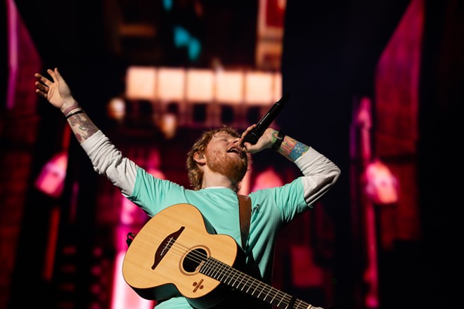 Ed Sheeran at Raymond James Stadium in Tampa, Nov. 7, 2018 - Caesar Carbajal