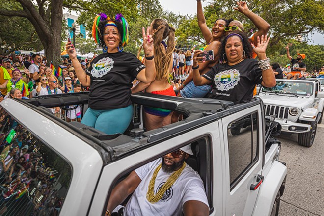 Paradegoers at St. Pete Pride 2022. - Photo by Dave Decker