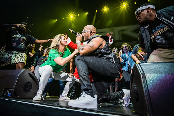Flo Rida plays Amalie Arena in Tampa, Florida on Dec. 16, 2022. - Photo by Phil DeSimone