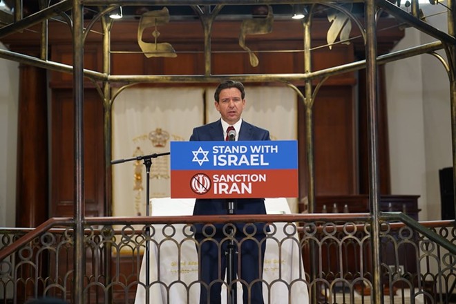 Florida Gov. DeSantis expresses support for Israel, proposes increased sanctions on Iran